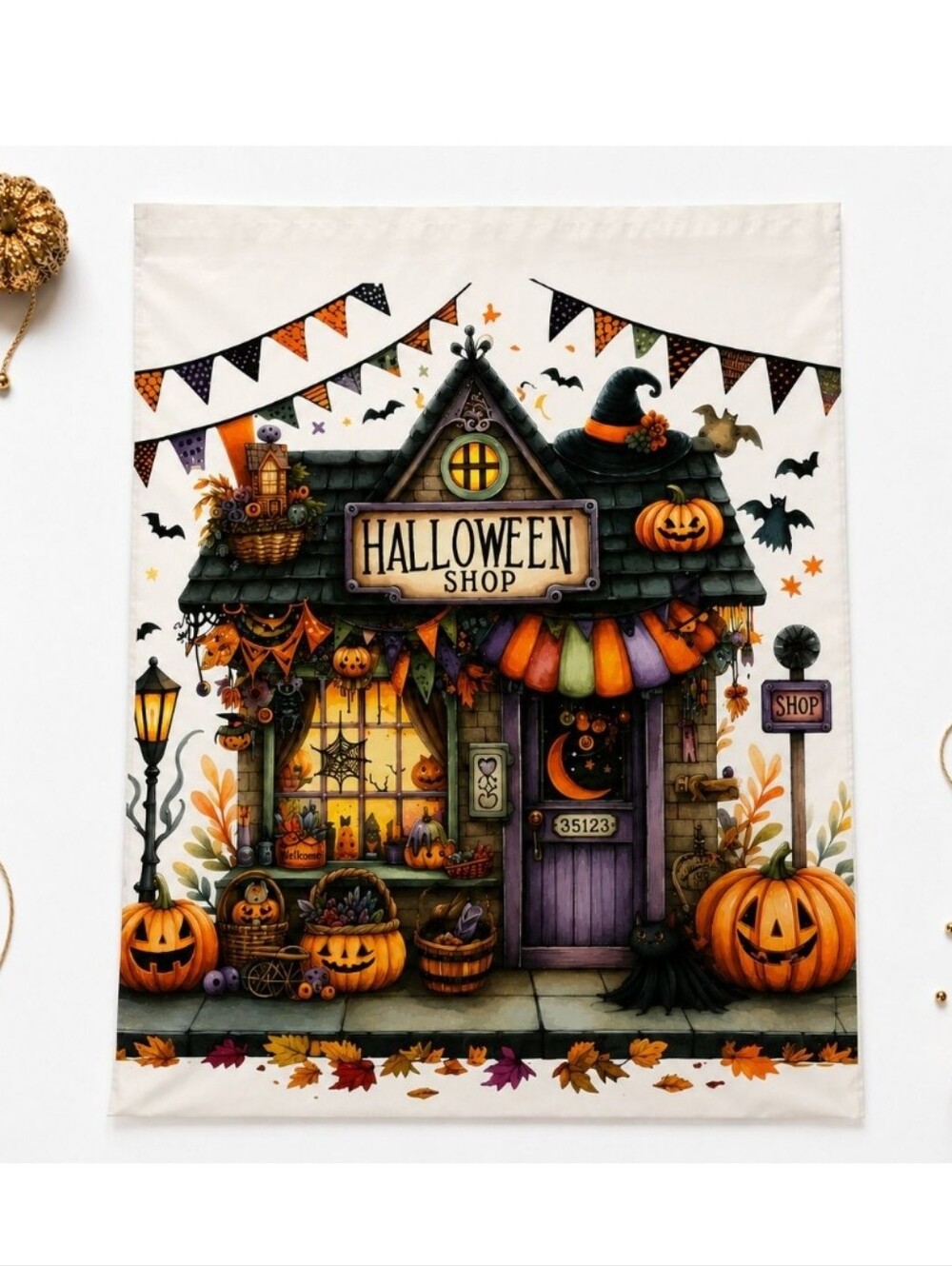 Halloween Shop 10ct Haunted House Polymailers 19x24